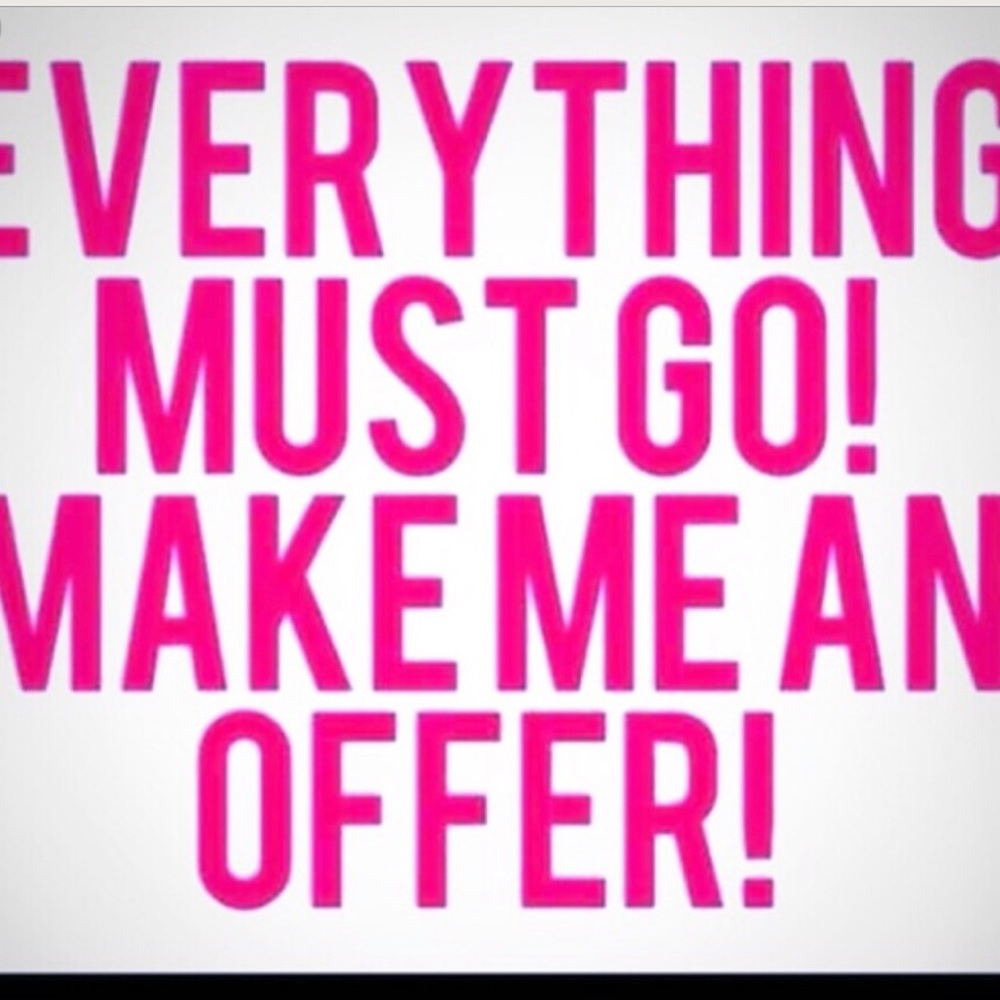 If not sold, everything is going to a thrift store